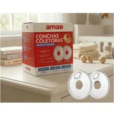 Kit 2 Conchas Coletoras Base Rígida Antivazamento Amamentação Amae Concha