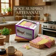 Suspiro Tradicional Clamel Festa Junina Sabor 50 unidades