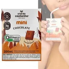 Bebida Mini Vegetal Sabor Chocolate A Tal Da Castanha 200ml
