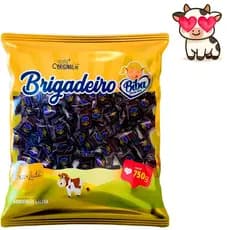 50 Doces Sabor Brigadeiro 100% Leite 750g Biba