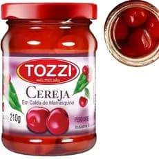 Cerejas Em Calda Marrasquino Cereja 90g Tozzi