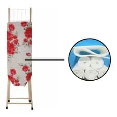 Tábua de Passar Roupa Tecido Térmico e Comun Resistente Madeira Reforçada