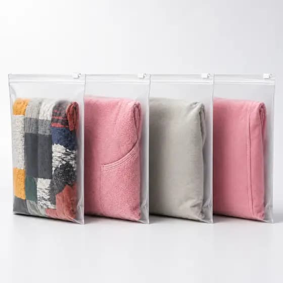 Saco Plástico Zip Lock Hermético Abre e Fecha Kit com 10 Transparente  P 30x45 - Promoção !