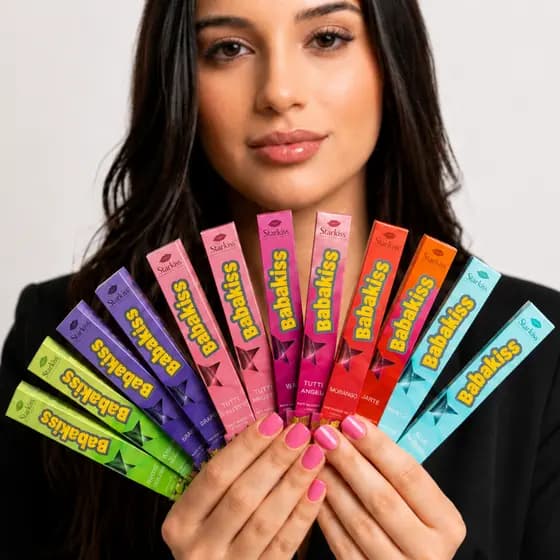 Kit 12 Gloss Hidratante Labial Efeito Brilho BabaKiss Longa Duração Confortável - Promoção !