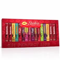 Kit Gloss Hidratante Labial Perfect Lips 16 Peças Brilho Molhado Starkiss Makeup - Promoção !