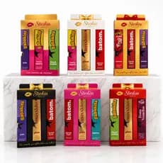 Gloss Labial Hidratante Kit Presente StarKiss Efeito Volumão Bocão 03 Peças Brilho - Promoção !