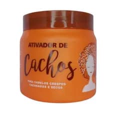 Máscara de Tratamento Ativador de Cachos para Cabelos Crespos Cacheados e Secos Naxos pote 500g