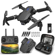 Mini Drone E88 Pro WIFI FPV Com Câmera RC Toy 4K Quadcopter Dobrável Em Ângulo HD