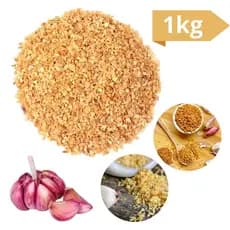 Alho Frito Granulado Desidratado 1kg Qualidade Premium Puro