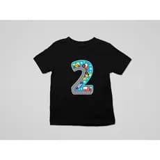 Camiseta Blusa Infantil Desenho Niver 2 Anos Carros