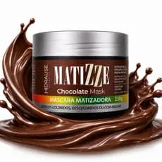 Máscara Tonalizante Chocolate Avelã Matizadora 100% Natural MATIZZE HIDRALISE Sem Amônia