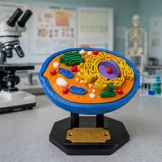 Célula Animal Didático para Escola, Laboratório e Sala de Aula Ciência