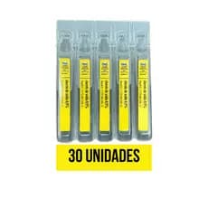 Kit Soro Fisiológico Cloreto de sódio 0,9% 10ML c/ 30 Flaconetes Limpeza Pele Lente de Contato Inalação Irrigação Nasal