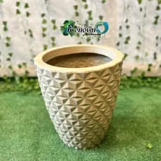 Vaso De Planta Polietileno Jardim Varanda Luxo Berlian Gold P