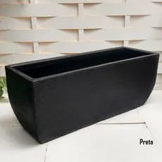 Kit 2 Vasos De Planta Jardineira Grande Suculenta Polietileno G