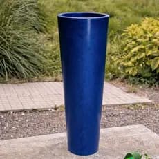 Vasos Para Plantas Cone Decorativo Luxo Liso Coluna Ibiza Polietileno