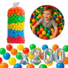 Bolinhas para Piscina 50 100 150 200 Unidades cores sortidas 7cm bolinhas para piscina 200 unidades