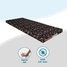 Colchonete Acampamento Camping Colchão Retiro Portátil Solteiro Espuma D20 4x88x188cm Envio Imediato