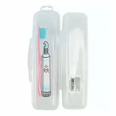 Estojo Porta Escova e Pasta Dental Plástico Multiuso para Viagem Viagem Bolsa Escola Colorido