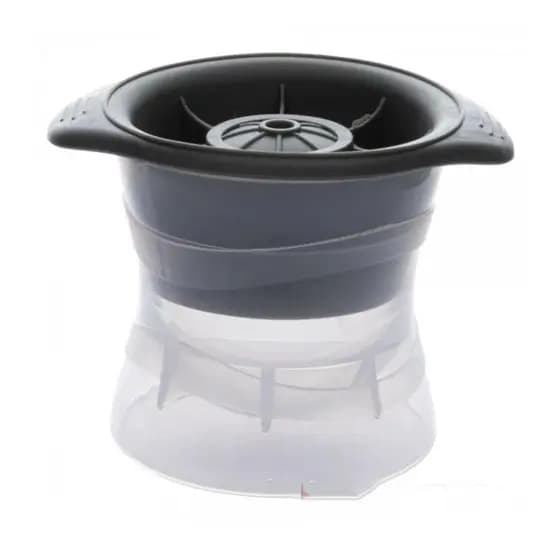 Kit 02 Forma De Gelo Esfera Bola Silicone Grande Redonda Bar Whisky Molde ICE Ball