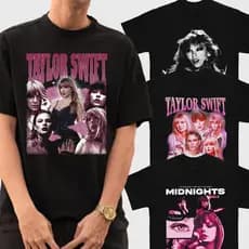 Camiseta Básica Cantora Taylor Swift Camisa 100% Algodão Streetwear Temos Plus Size Premium