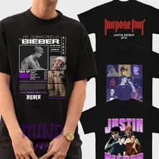 Camiseta Básica Justin Bieber Vintage Camisa 100% Algodão Streetwear Temos Plus Size Premium