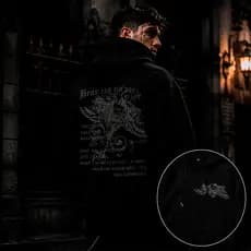 Moletom Flanelado Canguru Blusa Caveira Monstro Algodão Com Capuz