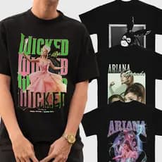 Camiseta Básica Cantora Ariana Grande Camisa 100% Algodão Streetwear Temos Plus Size Premium