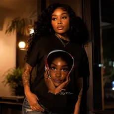 Camiseta Cantora SZA Camisa Vintage Básica 100% Algodão Streetwear Temos Plus Size