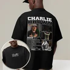 Camiseta Charlie Brown Jr Chorão Camisa Rap Rock Unissex Exclusiva Algodão 30.1 Qualidade Premium