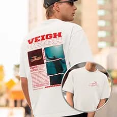 Camiseta Veigh Cantor Trap Rapper Artista Camisa Básica Unissex Biografia