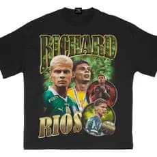 Camiseta De Algodão Alta Qualidade Richard Rios Limitada estampada