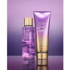 Kit Love Spell Body Splash + Hidratante Feminino Cheiro Doce Fixação Alta Longa Duração Perfume Corporal Oferta