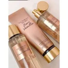 Kit Body Splash + Loção Hidratante Top Baunilha Bare Creme de HIdratação Perfume Corporal Inspiração