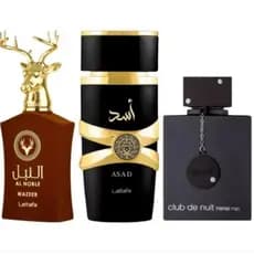 Perfume Árabe Masculino 100ml Tipo ASAD - Al Nobre - Clube noite Excelente fragrâncias