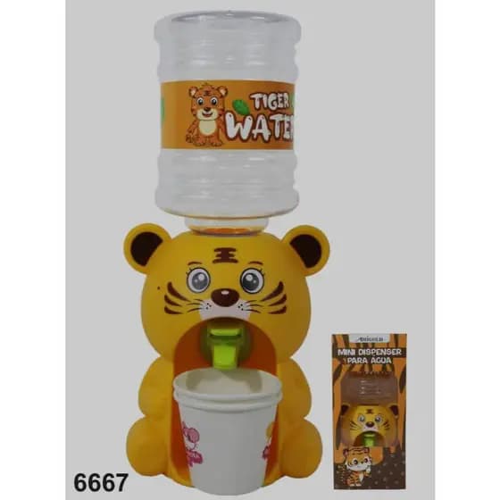 Mini Bebedouro Dispenser Para Água Com Copo Capacidade 185ml e 348ml Infantil Kids