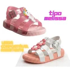 Sandalia tipo melissa Keto baby Sandália infantil feminina 18 ao 27
