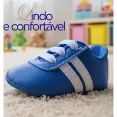 TÊNIS BABY COURO VEGANO PREMIUM LINDO E CONFORTÁVEL 13 AO 18