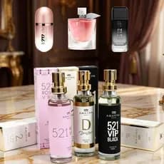 Kit Com 3 Perfumes De Bolso Deo Colônia Feminino 15ml De Bolsa Feminino Importados