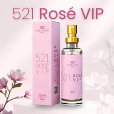 Perfume Feminino Amakha Paris 521 Rosé VIP Parfum 15ml Floral Frutado
