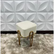 puffe puff para sala de ferro quadrado decorativo quarto banqueta design moderno suede varias cores