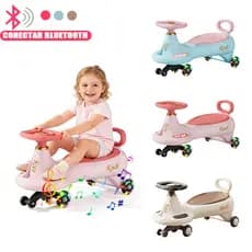 Carrinho De Rolimã Brinquedo Carrinho de Rolimã Infantil Rodas LED Suporta até Conecte música Bluetooth100kg P23