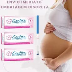 Teste De Gravidez Confira + Copo De Coleta - Resultado 1 Minuto - Embalagem Discreta