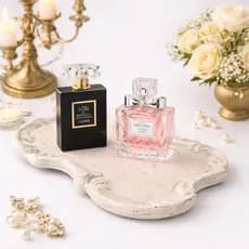 Bandeja Decorativa Elegance Porta Objetos Organizador Porta Treco para Perfumes Maquiagens Joias
