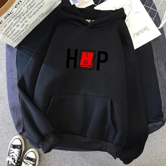 Moletom Blusão Canguru Hip Hop Casaco de Frio Unissex