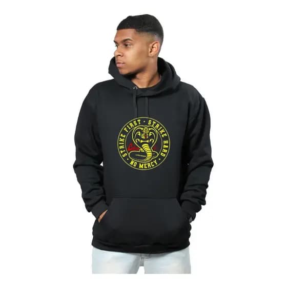 Moletom Casaco Canguru Unissex Cobra Kai Inverno