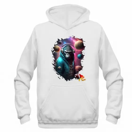 Blusa de Frio Masculina Feminina Unissex Estampa Macaco