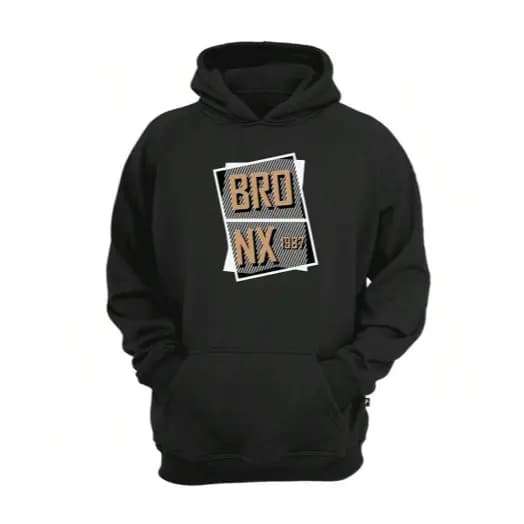 Moletom Masculino Com Capuz, Estampa Bronx Skate Tecido Premium 100% Algodão