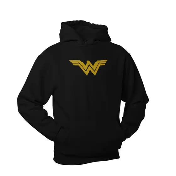 Blusa Moletom Casaco Agasalho Feminino Wonder Mulher Maravilha Series Filme Desenho Heróis