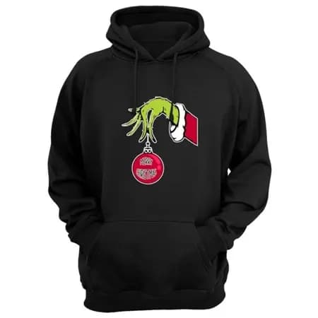 Blusa de frio Moletom Canguru Grinch Feliz Natal
